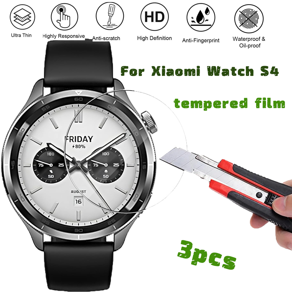 Xiaomi Smartwatch Accessories - 3PCS Vetro Temperato Smartwatch Protezione Dello