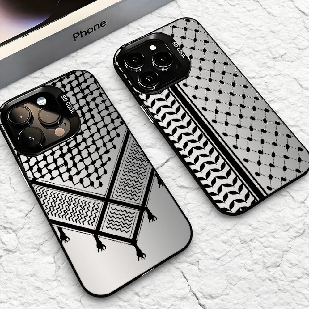 Apple Iphone 16 - Custodia per Telefono Keffiyeh P-Palestine per