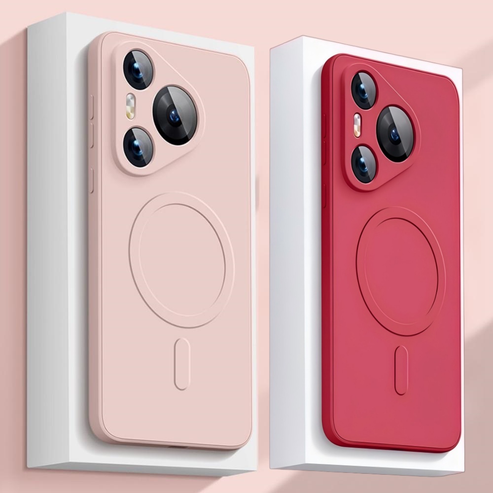 Huawei Pura 70 - Silicone di lusso per Magsafe Cassa