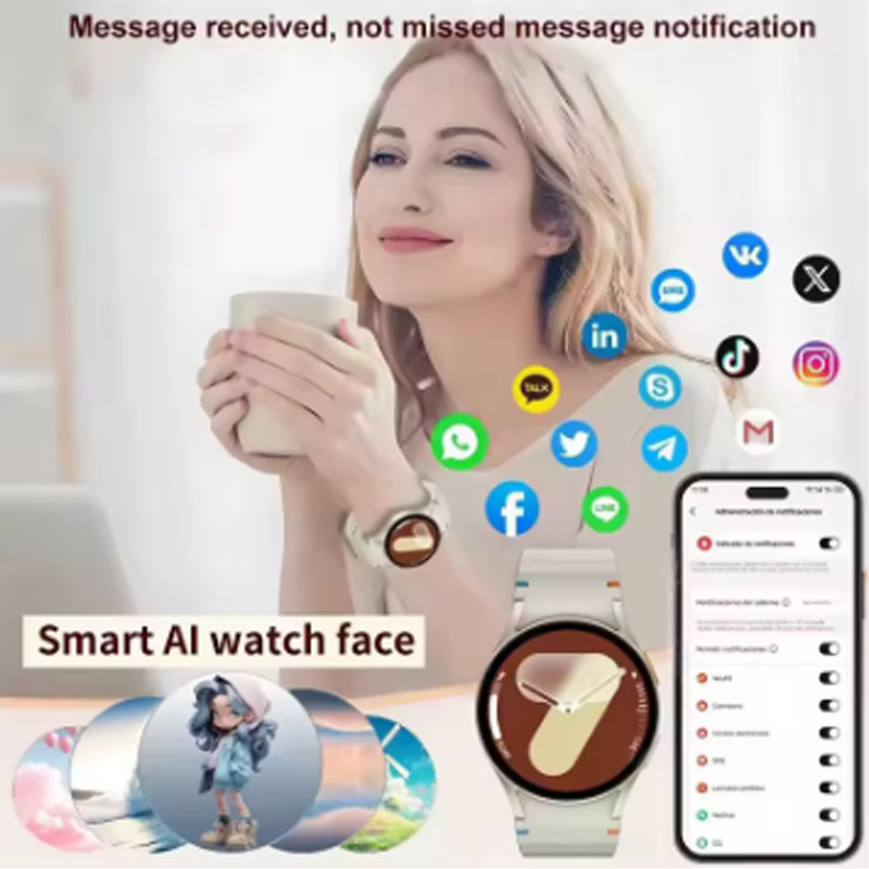 Smartwatch Custom - SmartWatch Uomo Donna HD AMOLED Chiamata