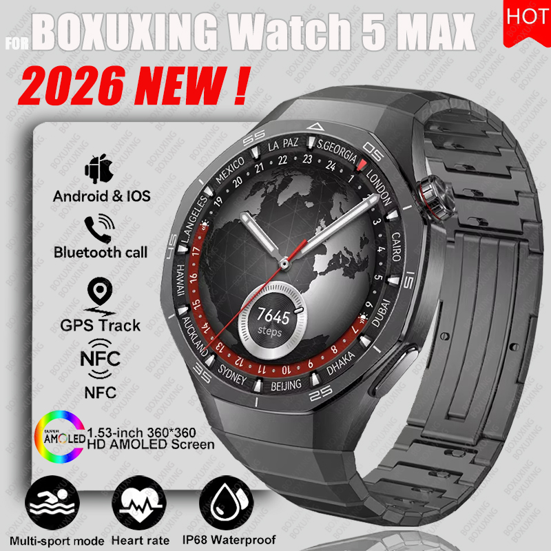 Smartwatch Faces - 2026 Nuovo BOXUXING Orologio 5 MAX
