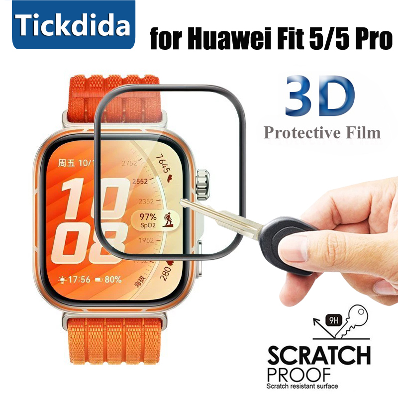Huawei Smartwatch Accessories - Pellicola Protettiva in Vetro Temperato Morbido