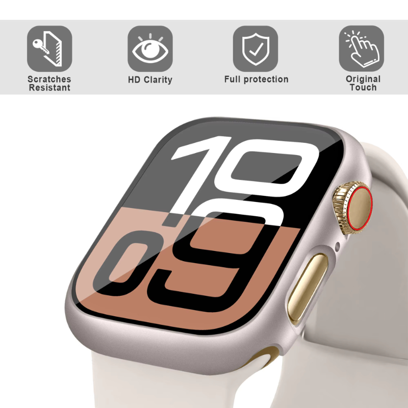 Vetro temperato + custodia per - Smartwatch Band Accessories recensione e prezzo