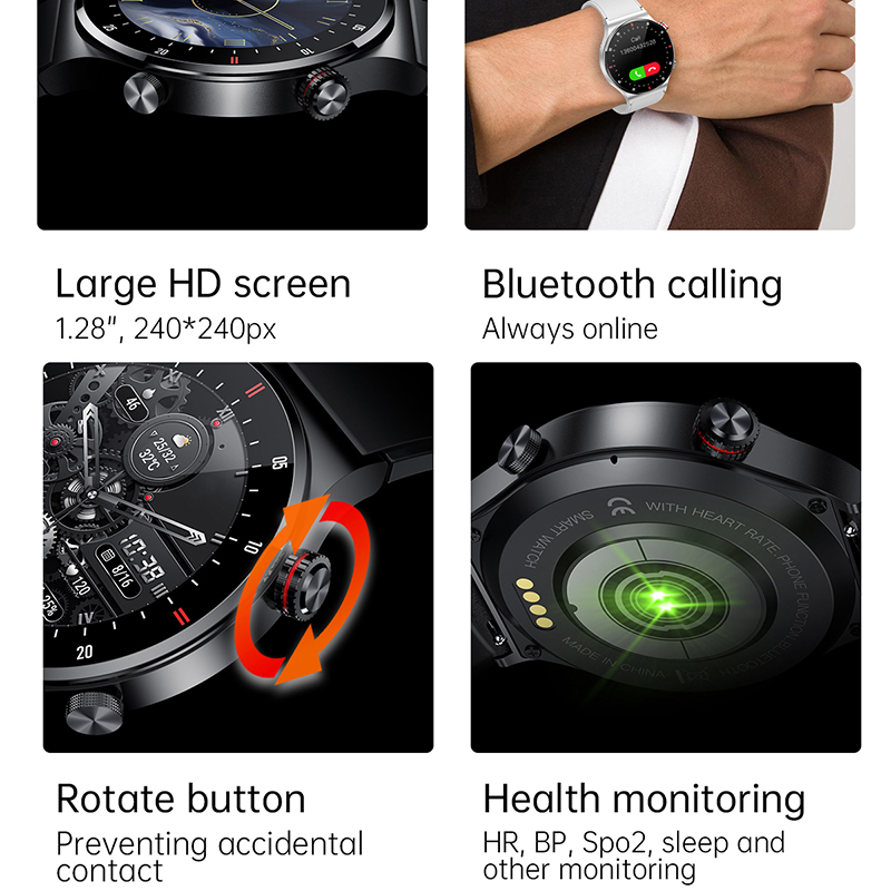 GPS ECG + PPG Chiamata Bluetoo - Smartwatch Custom recensione e prezzo