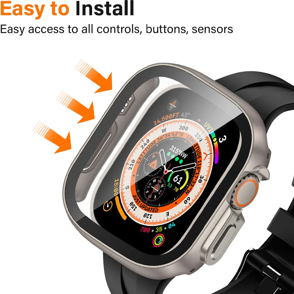 Vetro + custodia per Apple Wat - Smartwatch Band Accessories recensione e prezzo