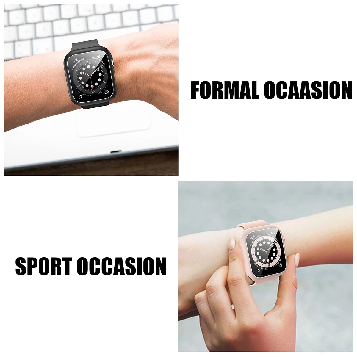 Vetro temperato + Cover per Ap - Smartwatch Band Accessories recensione e prezzo