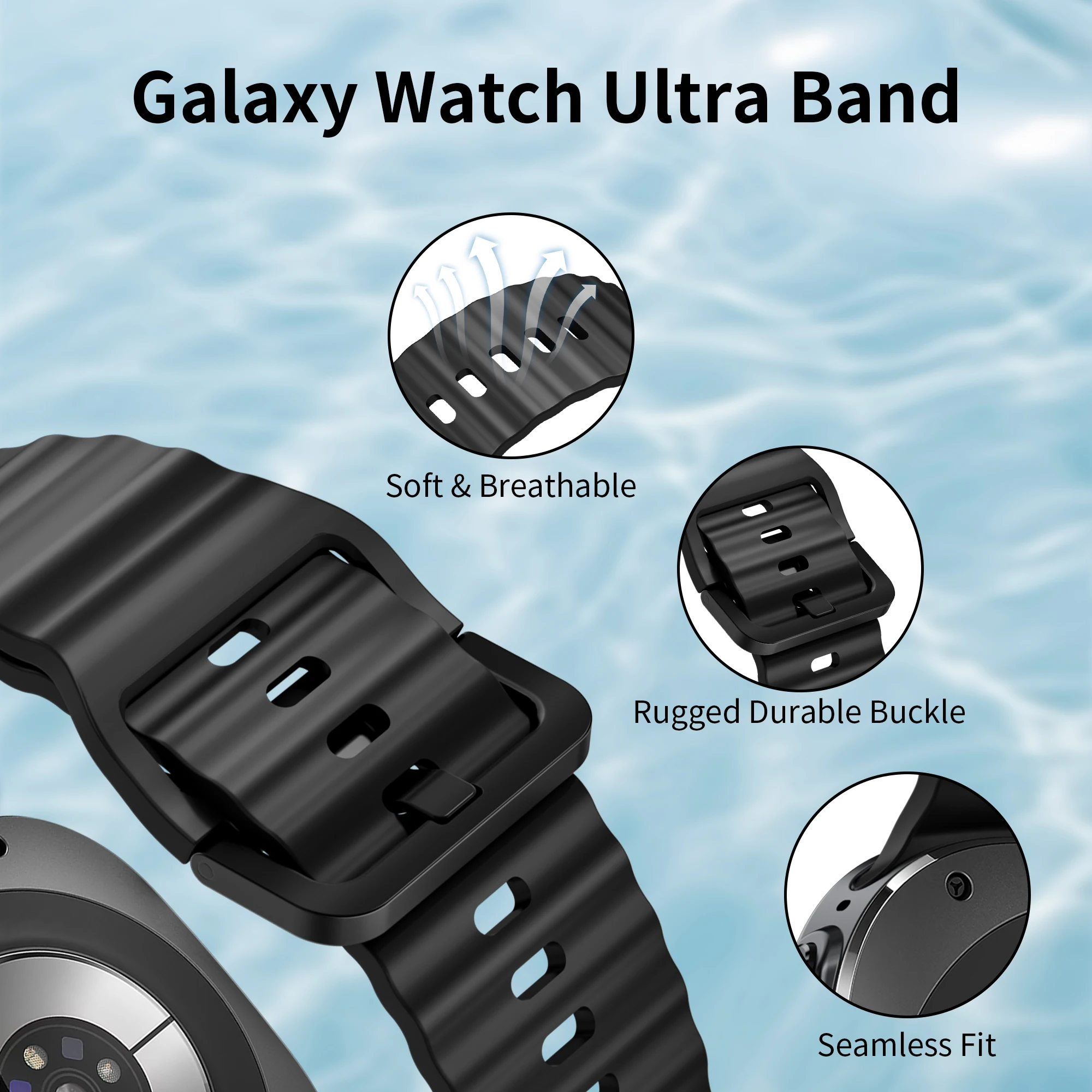 Cinturino in silicone original - Samsung Smartwatch Ultra Accessories recensione e prezzo